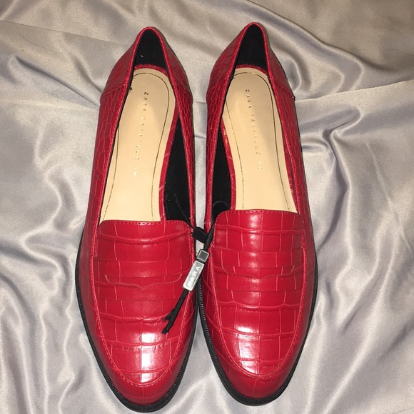 Red croc loafers Clearance